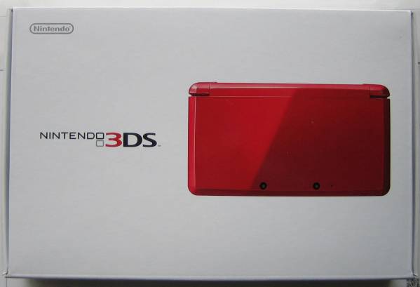 ニンテンドー3DS　メタリックレッド