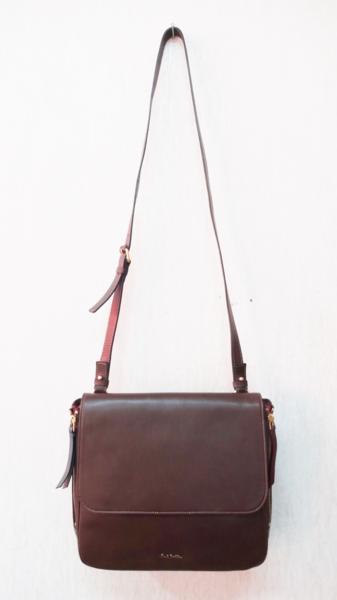 ◆展示未使用品！ポールスミス ショルダーバッグ PWT930 カーフ