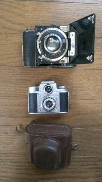 フィルムカメラ　ジャンクセット 本体5、レンズ2、テレコン1 カメラ、2台シャッタ―作動、ジャンク扱い フィルムカメラ ジャンク