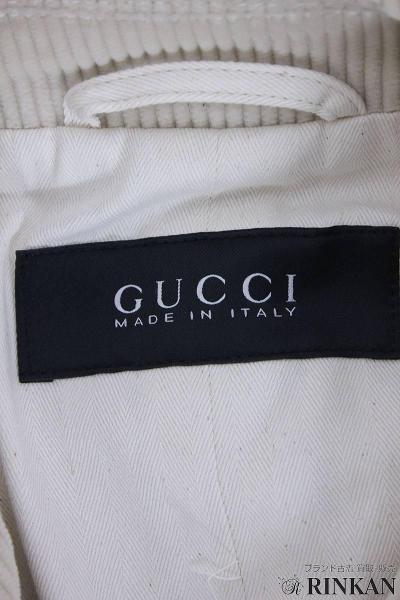 グッチ/GUCCI コーデュロイPコート【99】