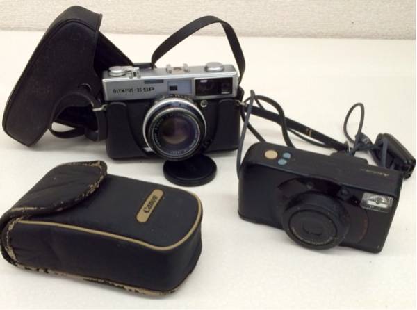 フィルムカメラ２個セット♪OLYMPUS-35 SP/オリンパス&キャノン