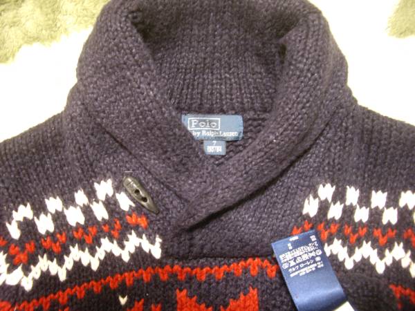 ラルフローレン ノルディック柄セーター サイズ130 国内正規