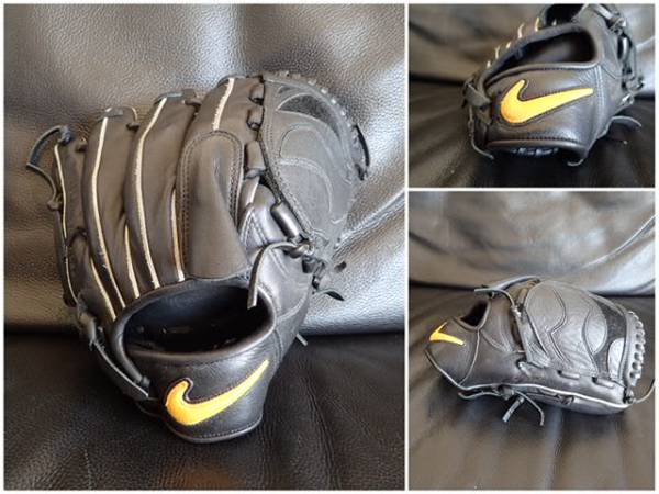 激レア!ナイキ軟式投手用グラブ湯揉み型付け岩隈久モデル極美中
