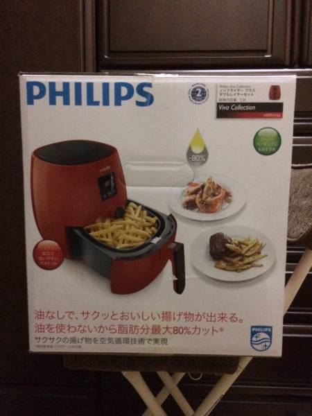 生活家電 フィリップス ノンフライヤー レッド HD9531/62【超美品】