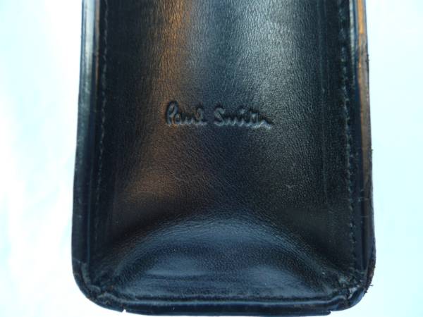 高級☆Paul Smith ポールスミス 牛革 オールレザー スリム ブリーフ