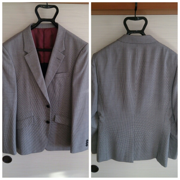 タケオキクチ TAKEOKIKUCHI 千鳥格子 ハウンド ライトグレー 