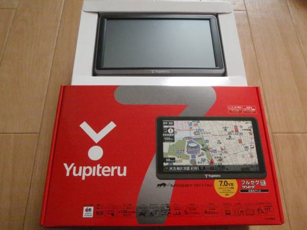 ユピテル 7型ポータブルナビYPF778si 中古品 ☆AC100Vアダプタ付 ご覧