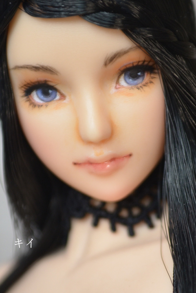 ☆1/6 カスタム ドール ヘッド　クールガール ”キイ ”