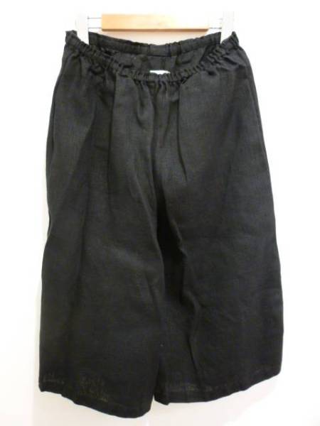 fog linen work フォグリネンワーク マーサ ワイドパンツ BLK