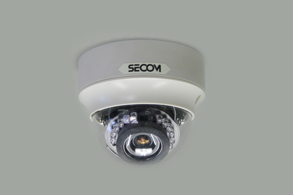 セコム蛍光シール付 赤外線 防犯ドームカメラ ダミー 設置など