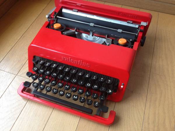オリベッティ Olivetti Valentine タイプライター Valentine