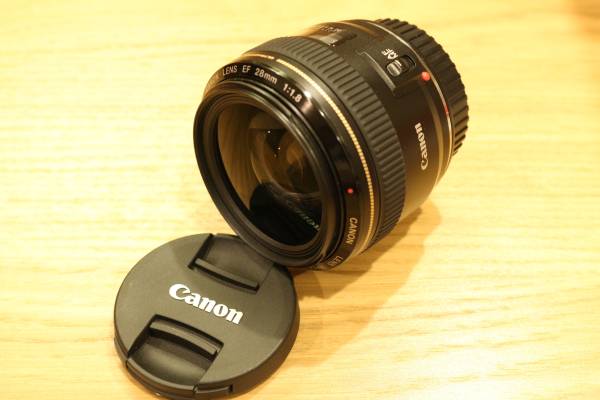 中古美品 CANON EF28mm F1.8 USM