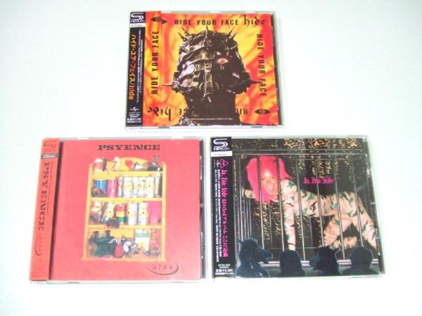 □hide□SHM-CDシリーズ□3枚□PSYENCE/HIDE YOUR DACE/Ja，Zoo□ hide