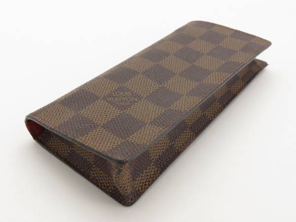 1円 美品 ヴィトン LouisVuitton ダミエ メガネケース 小物DS112