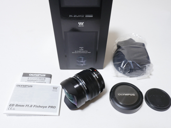 OLYMPUS M.ZUIKO DIGITAL ED 8mm F1.8 Fisheye PRO 新同美品