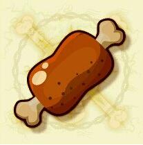 モバゲー ワンピース グランドコレクション 骨付き肉200個