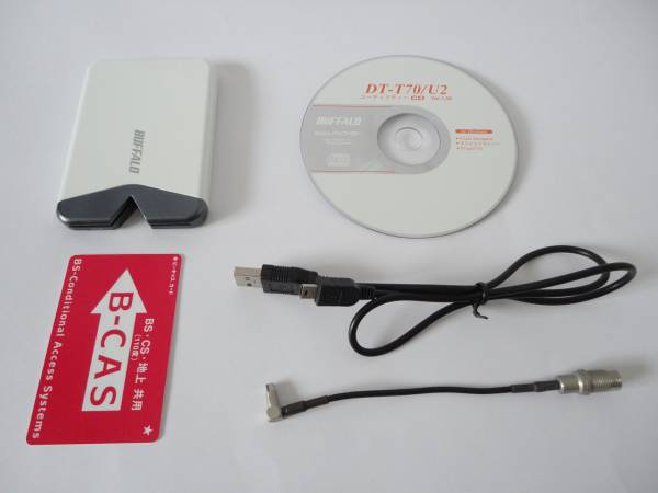 ★BUFFALO DT-T70/U2★PC用地デジ/BS/CSチューナー ★中古★