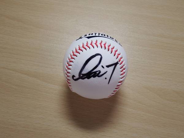 オリックス☆糸井嘉男☆直筆サインボール☆球団公認 サイン 記念品