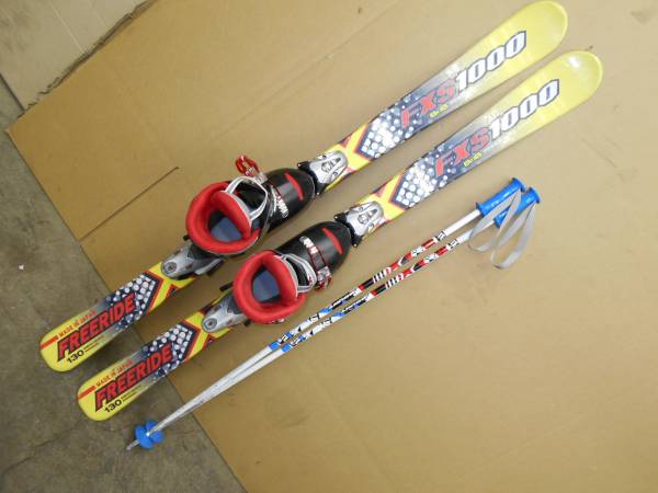 401.FREERIDE130cm ブーツ22cm ストック100cm 【公式通販】