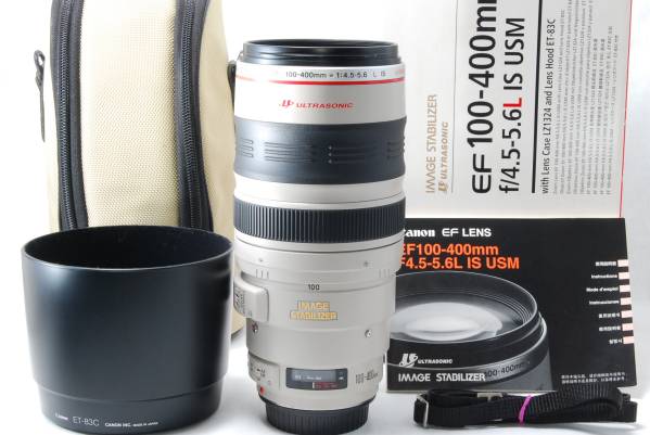 ★超極上品★キヤノン CANON EF 100-400 F4.5-5.6 L IS USM 望遠
