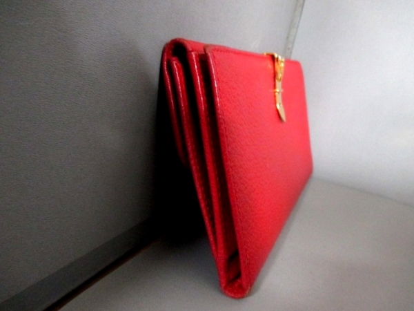 グッチ 長財布 レッド レザー GUCCI