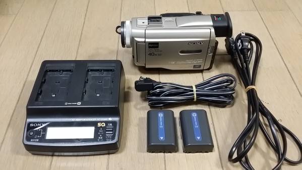 動作品ソニー DCR-TRV10 MiniDV ビデオカメラ DVDダビングに ダビング