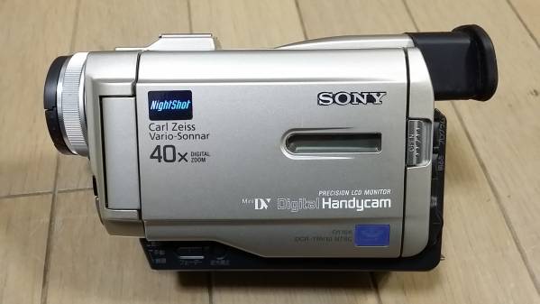 動作品ソニー DCR-TRV10 MiniDV ビデオカメラ DVDダビングに ダビング