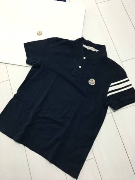 モンクレール★腕ライン付きポロシャツ★M★正規品