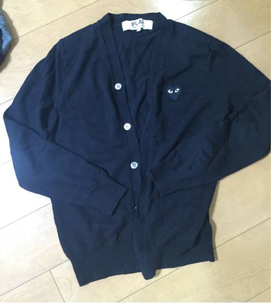 コムデギャルソンPLAY カーディガン ブラックM コムデギャルソンPLAY
