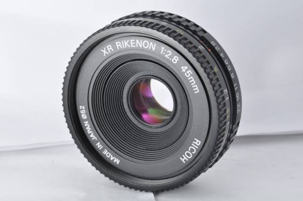 ☆外観新品級☆リコー RICOH XR RIKENON 45mm F2.8☆稀少☆#418 RICOH