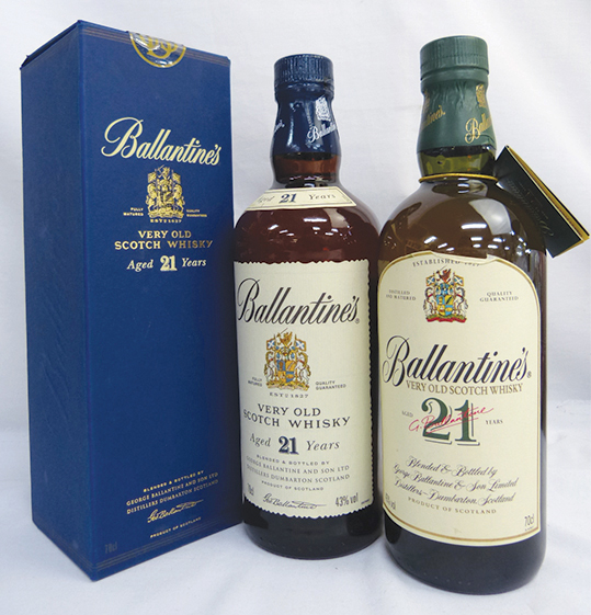（M3931）スコッチ★バランタインまとめ★21年/計2本★お酒