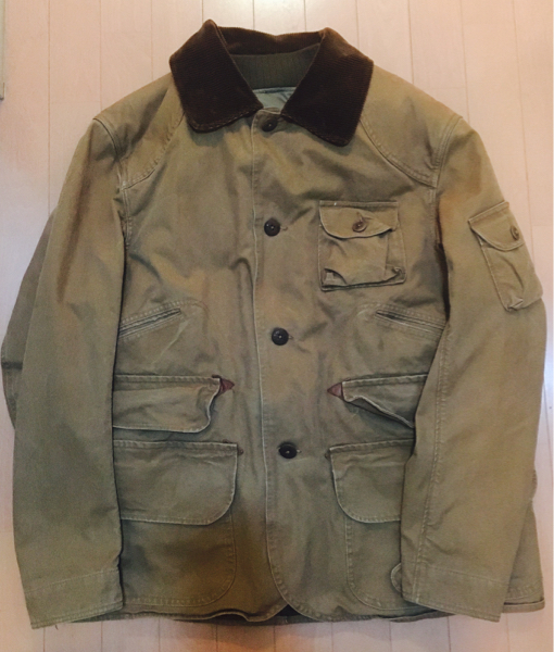 ラルフローレン ダウン ハンティングジャケット バブアー rrl