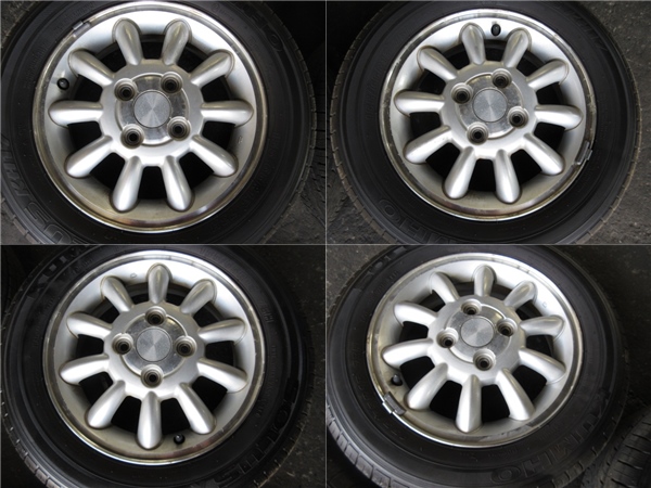 スズキ ラパン HE21S アルミホイール 13インチ タイヤ付 ラパンHE21S