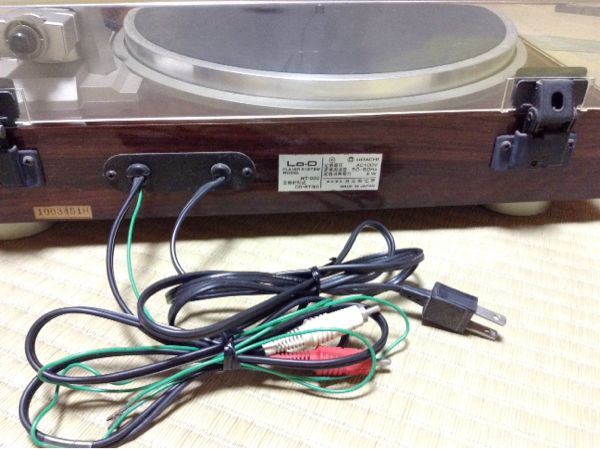 Lo-D レコードプレイヤー HT-500mkII(針のおまけ付) ジャンク Lo-D HT-500 レコードプレーヤーを直す : ひでじの手作り