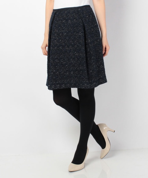 ★送料無料/今季/新品/ロペ/ラメツイードスカート/トール大★