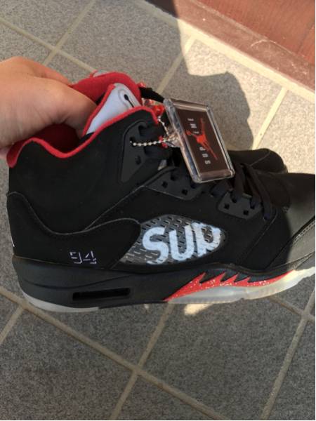 supreme ジョーダン5 ブート【フェイク】27.5センチ
