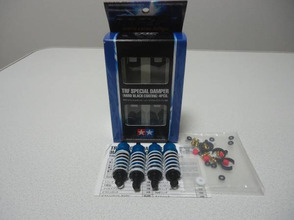 タミヤTRFスペシャルダンパー （ハードブラックコート） 4本