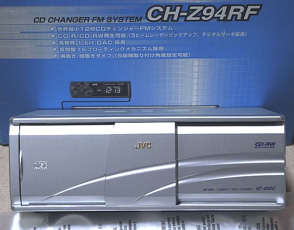 ◇ レア新同品！ JVC 12連CDチェンジャー CH-Z94RF FM/BUS両対応