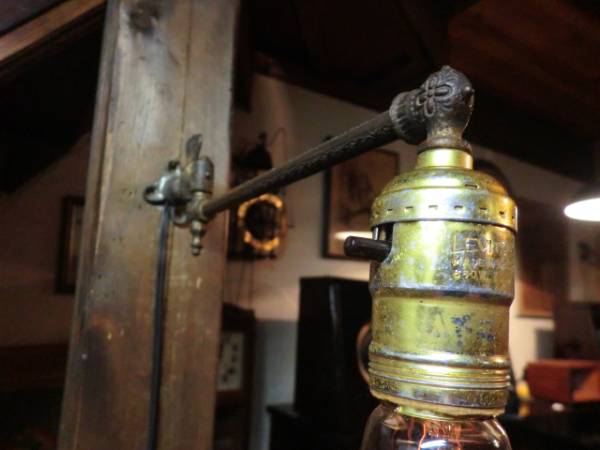 USA1800ｓヴィンテージガス灯ウォールランプ スチームパンク照明