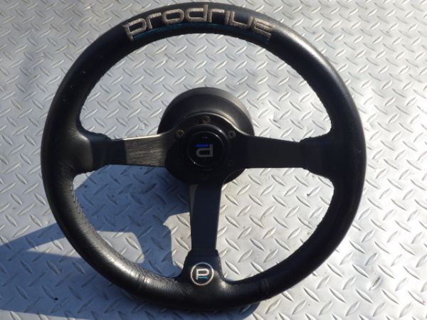 Prodrive ステアリング ハンドル 本体 Prodrive プロドライブ 345mm ステアリング ハンドル 廃盤 即納 モモ