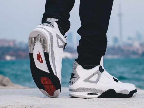 国内正規黒タグAir Jordan 4 retro og cement 26.5cm