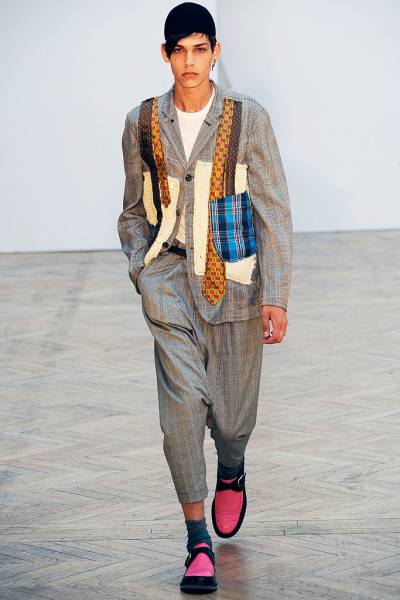 コムデギャルソンオムプリュス　10ssパッチワークジャケット