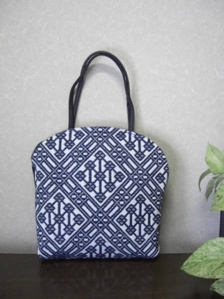 ♪こぎん刺しと帆布のバック♪