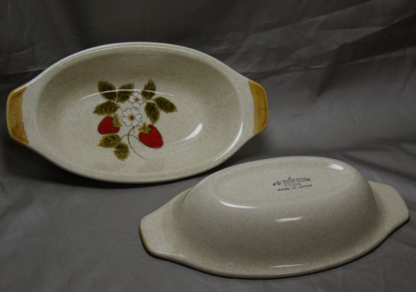 昭和レトロ◆ミカサ　ストロベリーシリーズ グラタン皿5枚セット