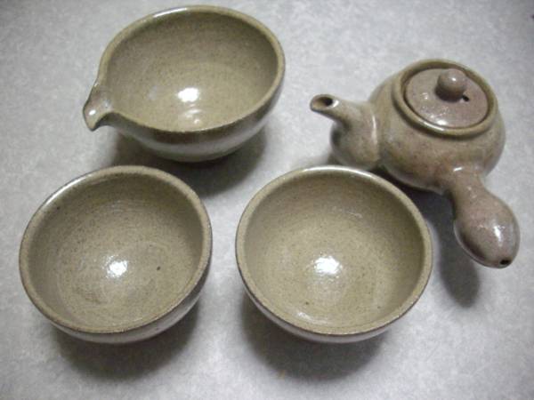 新品未使用◆煎茶セット◆煎茶道具◆金海窯◆急須・湯冷・茶碗２