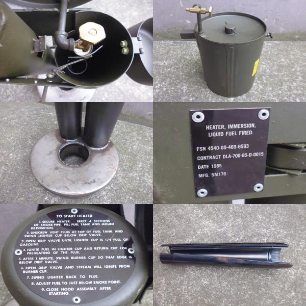 (米軍放出新品) ヒーター ストーブ 暖房機器 ミリタリー DB15R