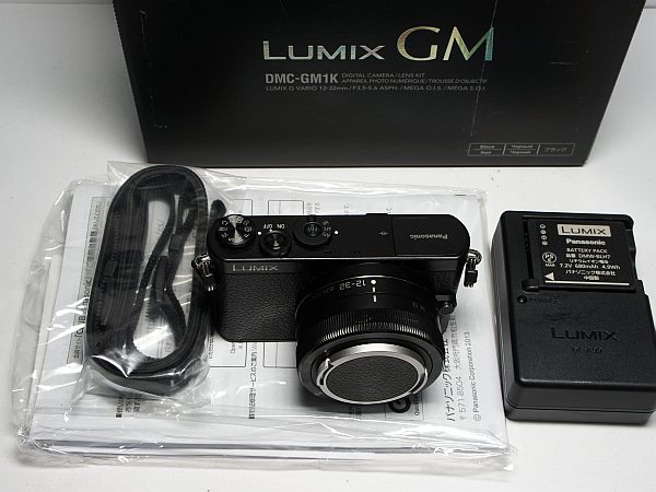 ●安心保証●新品同様●DMC-GM1K LUMIX ブラック●