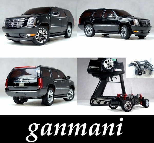 SALE，HOT ☆RC1/27京商MINI-Zミニッツキャデラックエスカレードセット即決