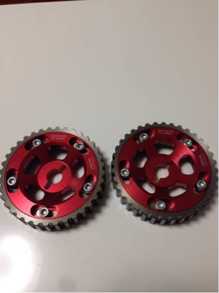 4AG16Vカムスライドプーリー 赤2個セットAE86AA63AW11AE92