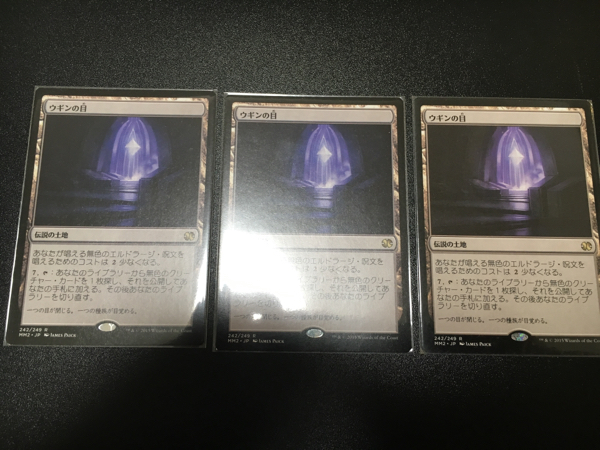 MTG 嵐の目、ウギン ボーダーレスFoil 日本語版 タルキール FOIL】【日